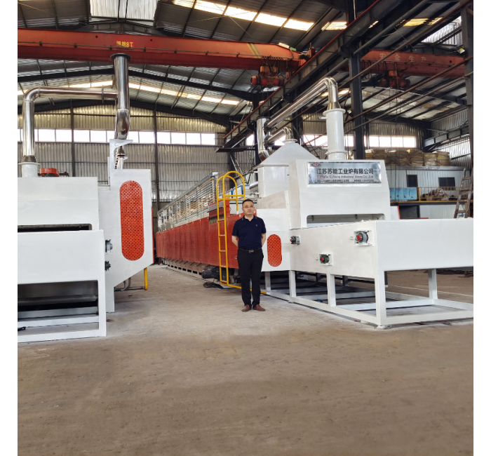 可控氣氛網(wǎng)帶爐生產(chǎn)線